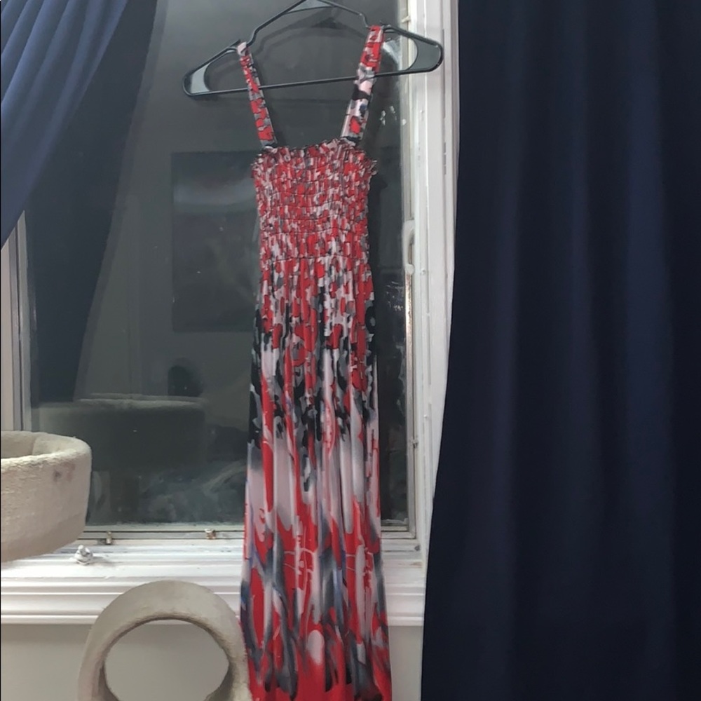 Red sundress